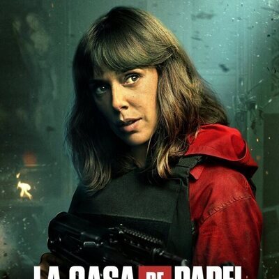 Póster de Manila (Belén Cuesta) en la Parte 5 de 'La Casa de Papel'