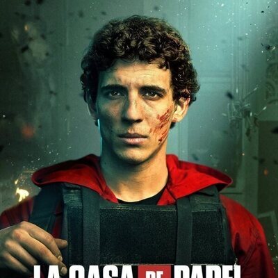 Póster de Río (Miguel Herrán) en la Parte 5 de 'La Casa de Papel'