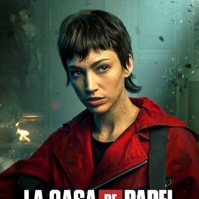 Póster de Tokio (Úrsula Corberó) en la Parte 5 de 'La Casa de Papel'