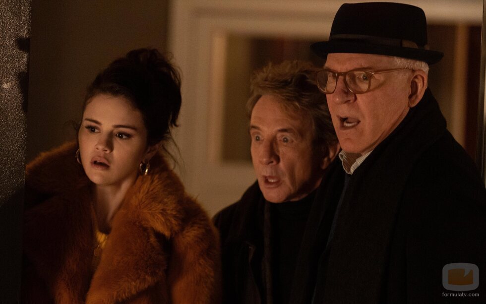 Selena Gomez, Martin Short y Steve Martin en 'Solo asesinatos en el edificio'