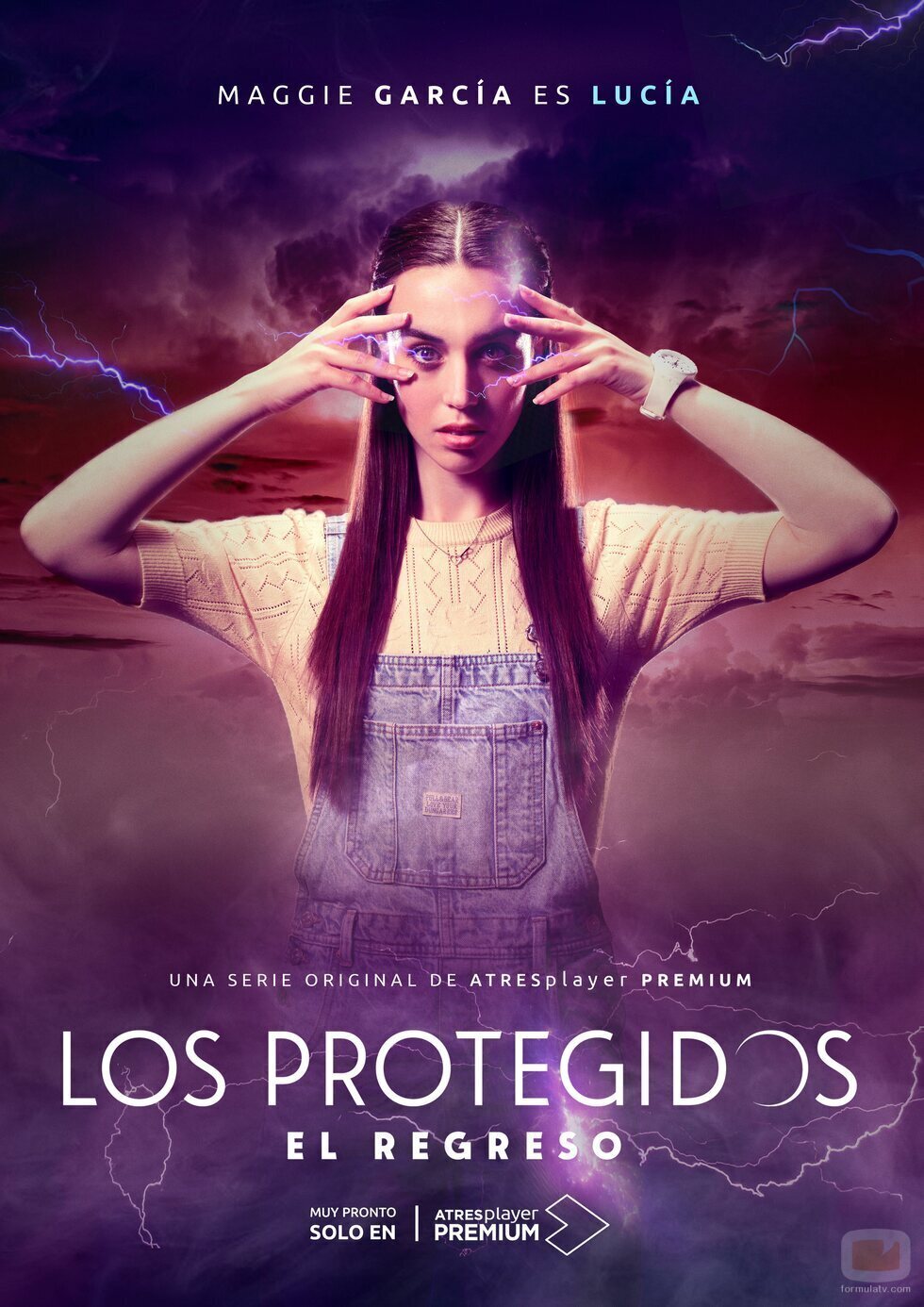 Póster de Lucía (Maggie García), en 'Los protegidos: El regreso'