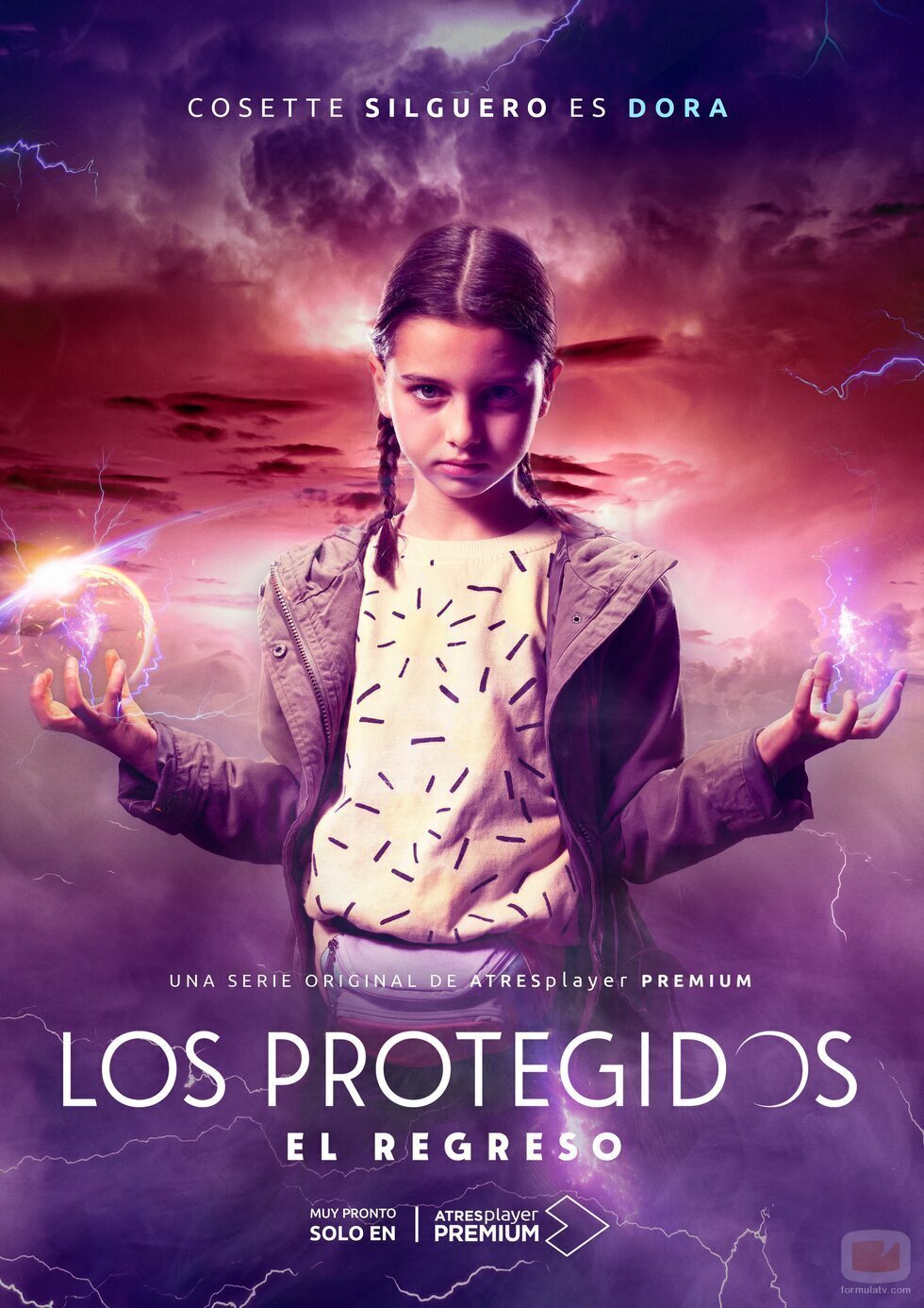 Póster de Dora (Cosette Silguero), en 'Los protegidos: El regreso'