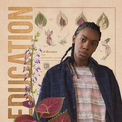 Póster de Cal en la tercera temporada de 'Sex Education'