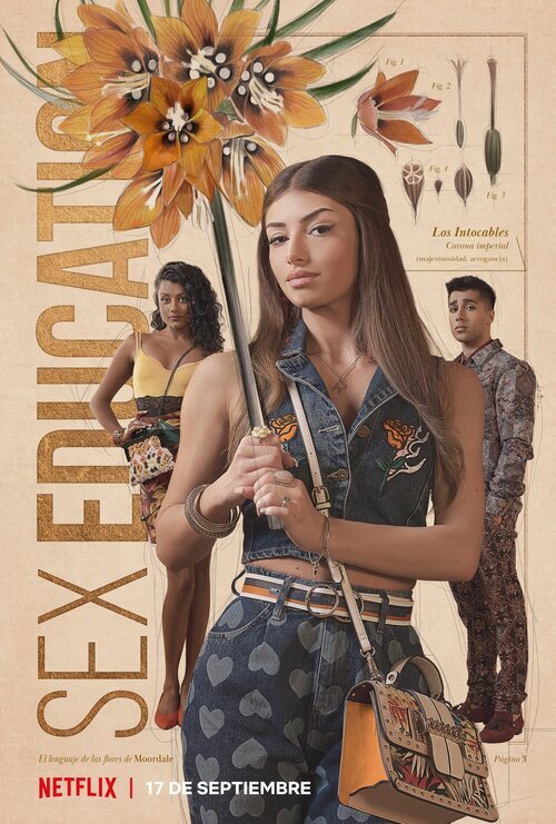 Póster de "Los intocables" en 'Sex Education'