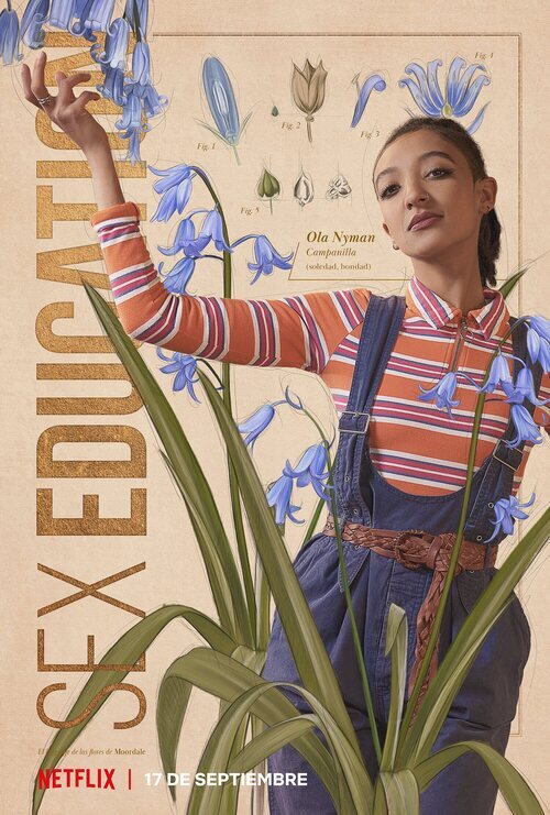 Póster de Ola en la tercera temporada de 'Sex Education'