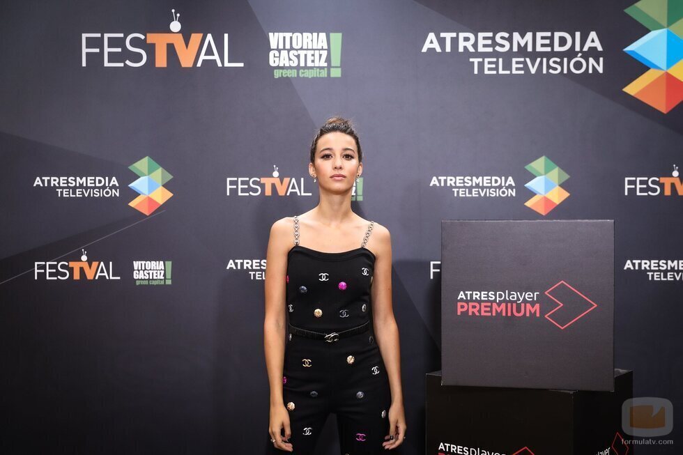 La actriz Amaia Aberasturi en la presentación de 'La edad de la ira' 