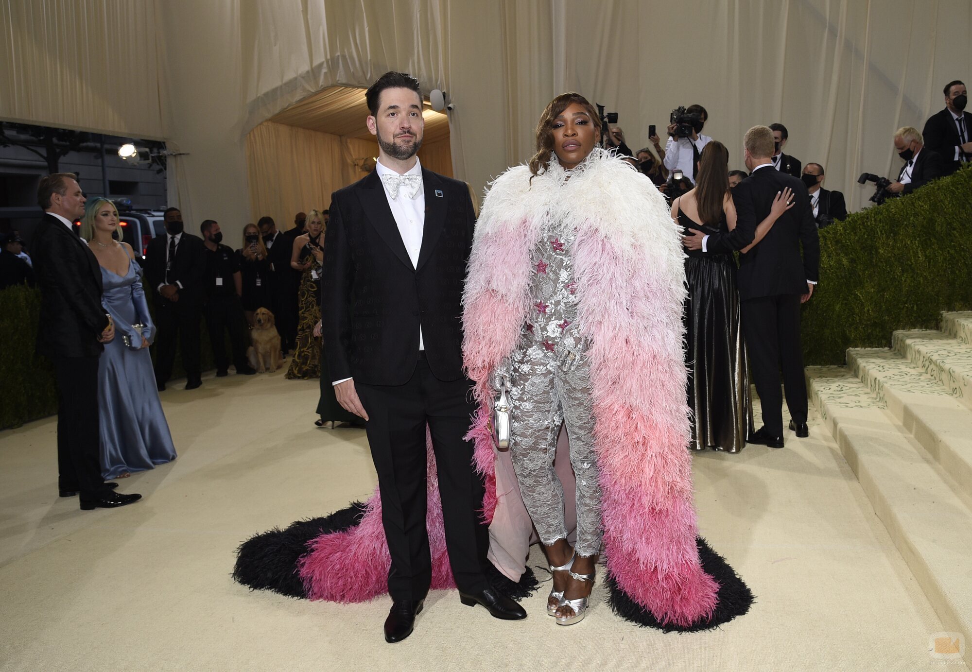 Alexis Ohanian y Serena Williams, en la Gala MET 2021