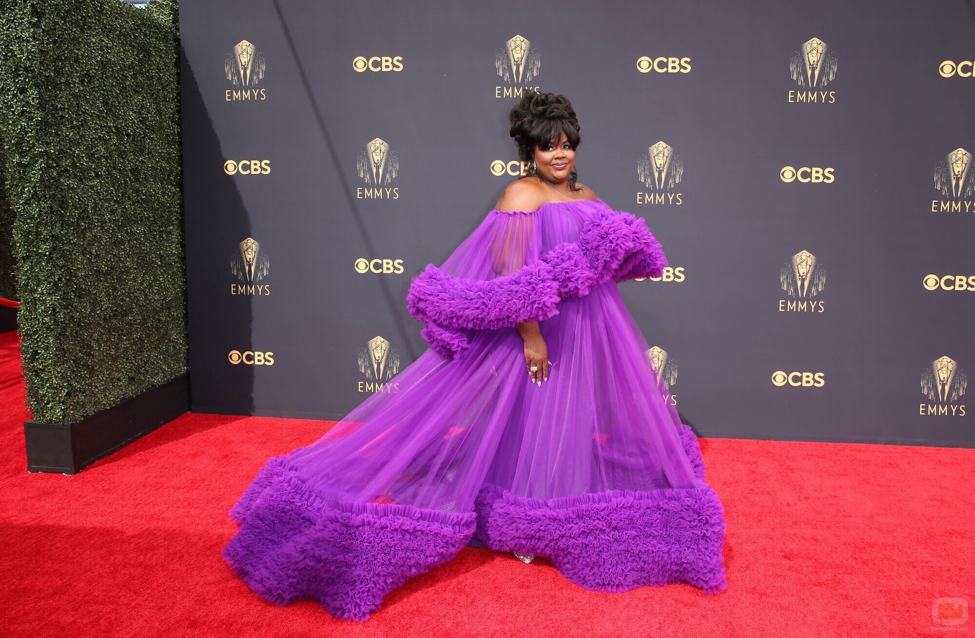 Nicole Byer, en la alfombra roja de los Emmy 2021