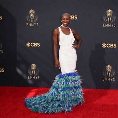 Cynthia Erivo, en la alfombra roja de los Emmy 2021