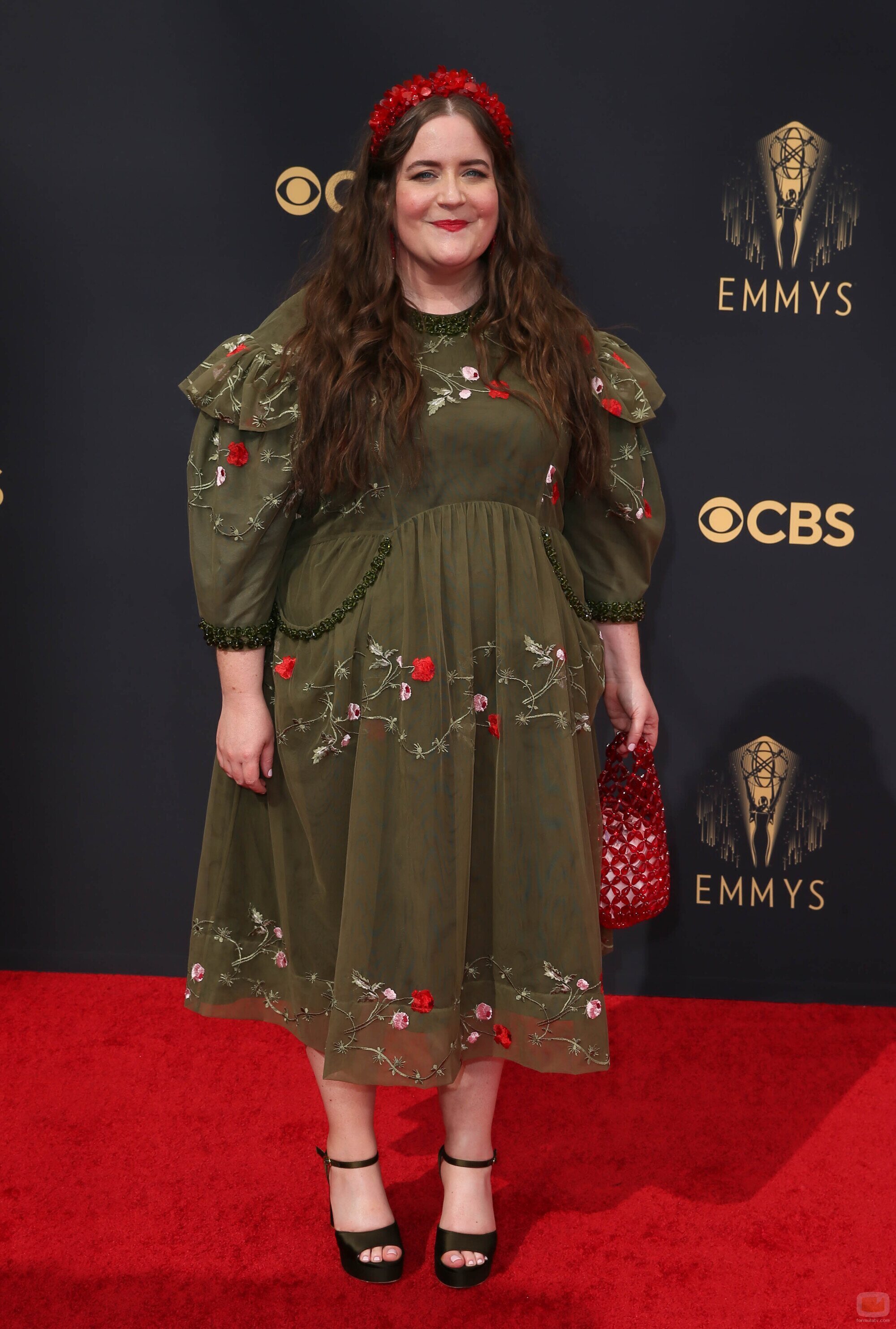 Aidy Bryant, en la alfombra roja de los Emmy 2021