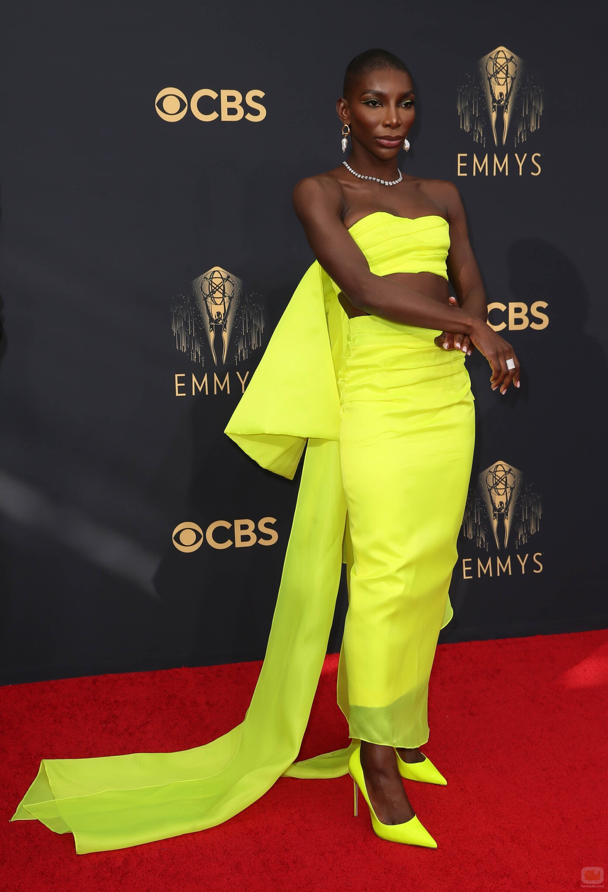 Michaela Coel, en la alfombra roja de los Emmy 2021