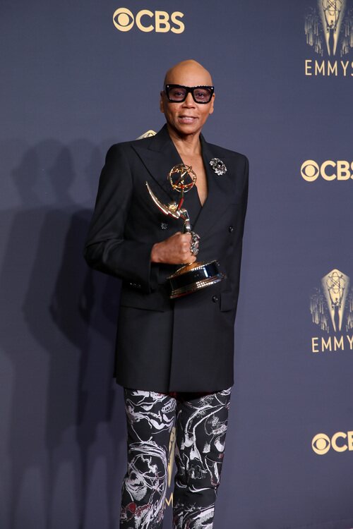 RuPaul recoge el premio Emmy 2021 a Mejor Reality Show