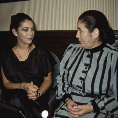 Isabel Pantoja junto a Ana María Martín, su madre