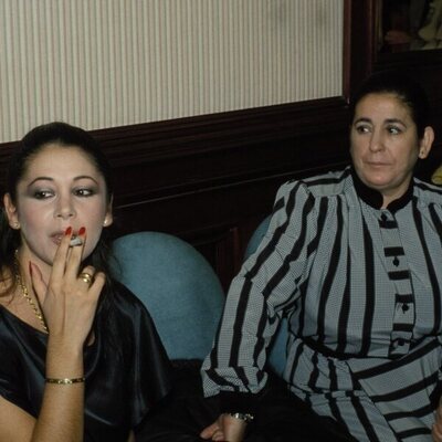 Isabel Pantoja y su madre doña Ana