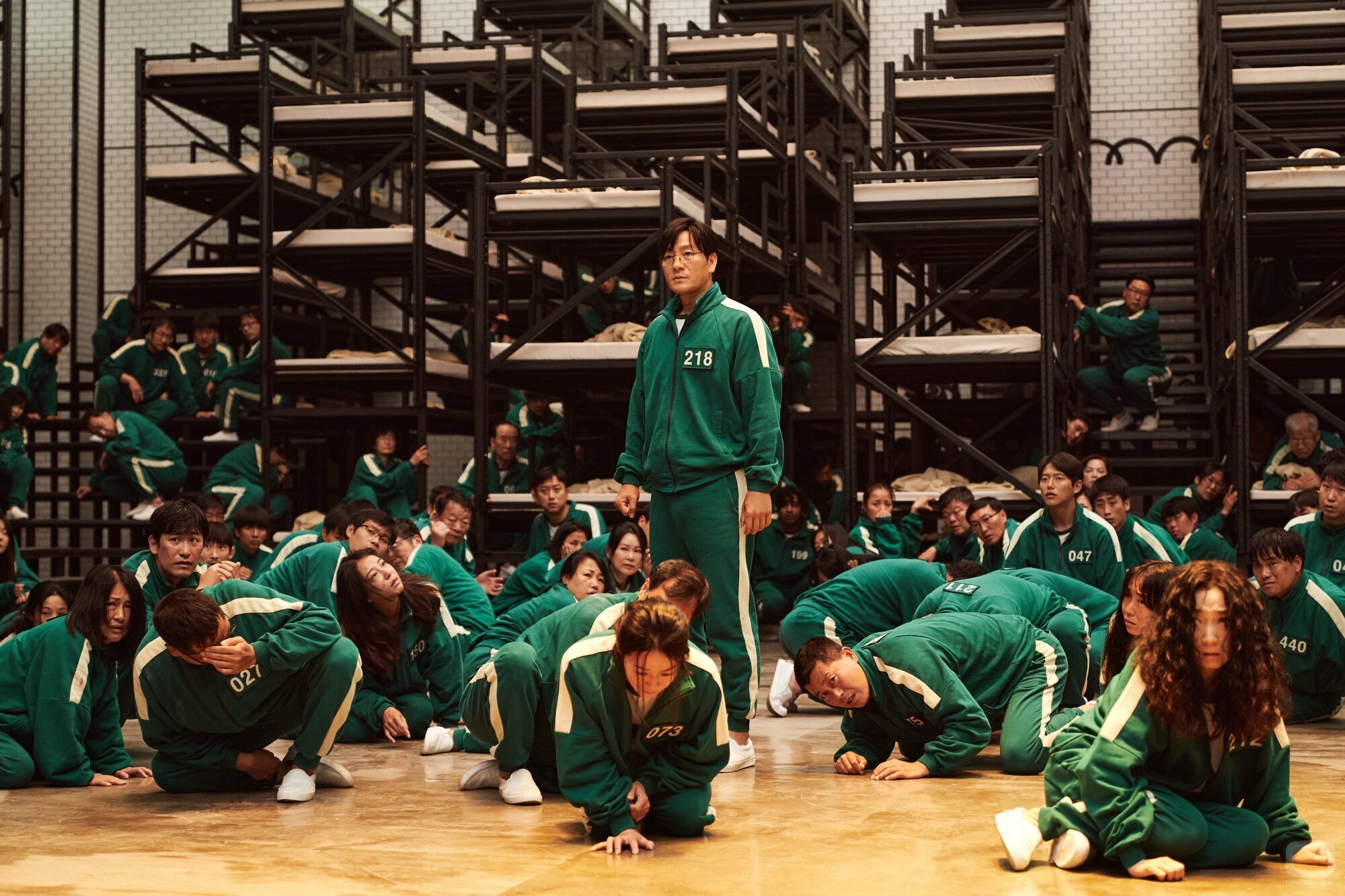Park Hae-soo se mantiene en pie en 'El juego del calamar'