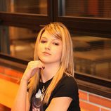 Úrsula Corberó en el plató de 'FoQ'