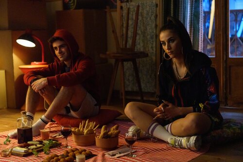 Samuel y Rebeka en 'Élite: Historias breves: Holidays Edition'