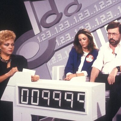 Mayra Gómez Kemp, Lydia Bosch y Chicho Ibáñez Serrador en 'Un, dos, tres'