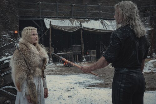 Geralt de Rivia y Ciri en la segunda temporada de 'The Witcher'