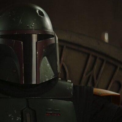 Boba Fett, enmascarado, en el 'El libro de Boba Fett'