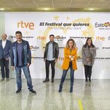 El equipo de RTVE en la Jornada 'Eurovisión, el festival que quieres'