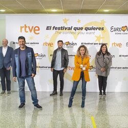 El equipo de RTVE en la Jornada 'Eurovisión, el festival que quieres'