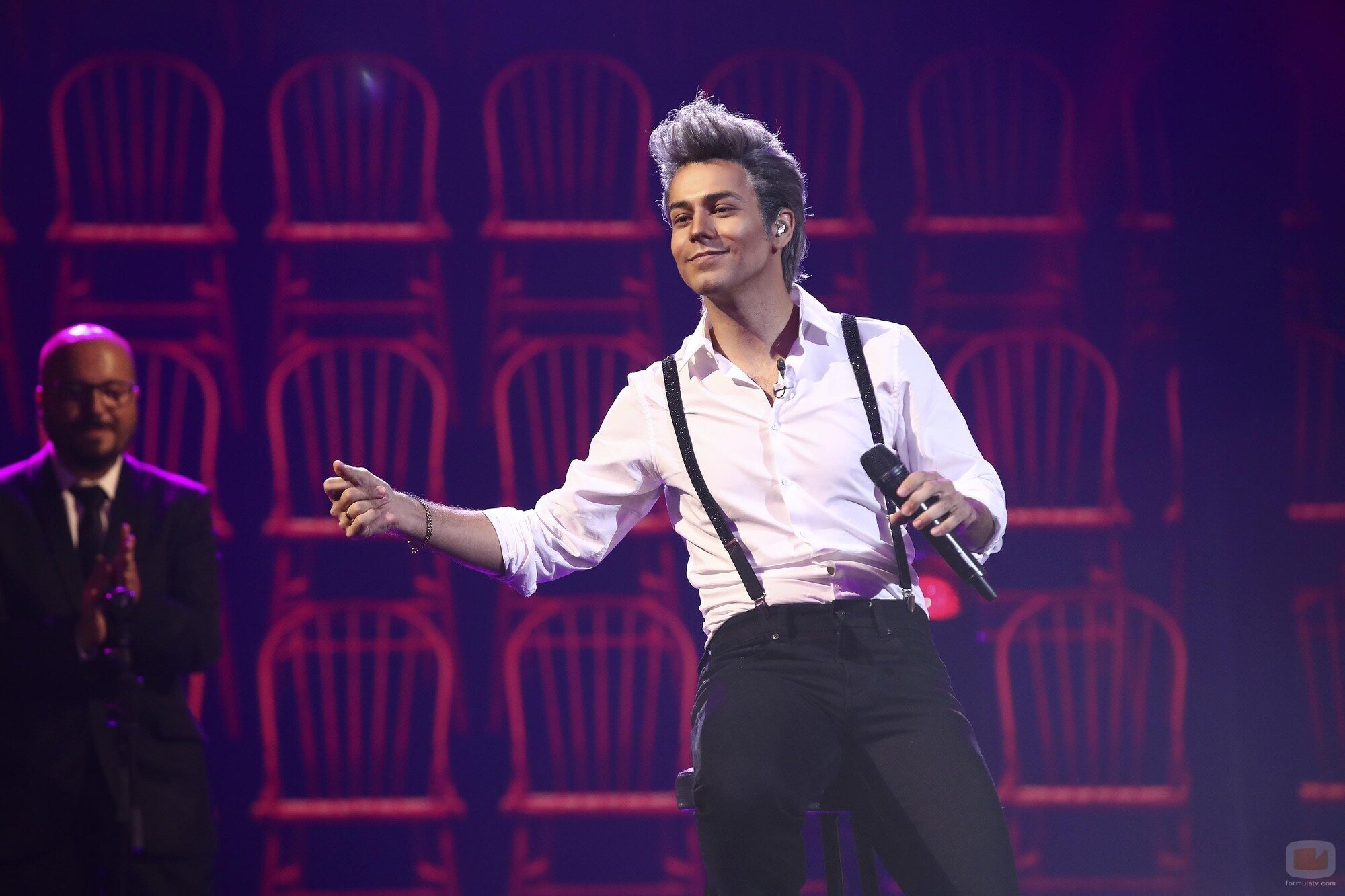 Agoney Hernández imita a Pitingo en la Gala 2 de 'Tu cara me suena 9'