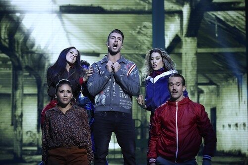 Rasel imita a Dani Martín en la Gala 2 de 'Tu cara me suena 9'