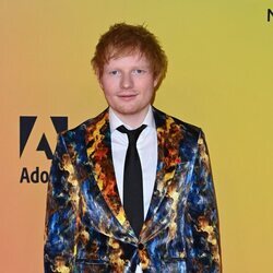 Ed Sheeran en la alfombra roja de los MTV EMAs 2021