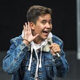 Levi Diaz, representante de España en Eurovisión Junior 2021, ensayando