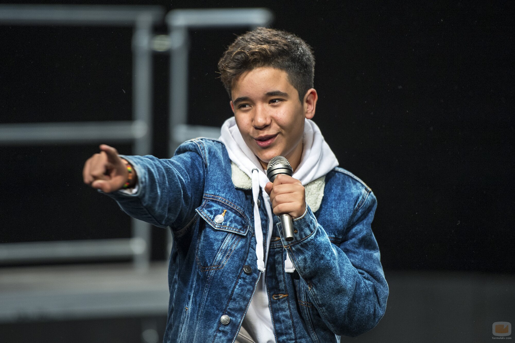 Levi Diaz ensayando "Reír", el tema de España en Eurovisión Junior 2021