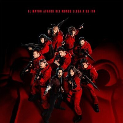 Póster de la quinta y última parte de 'La Casa de Papel'