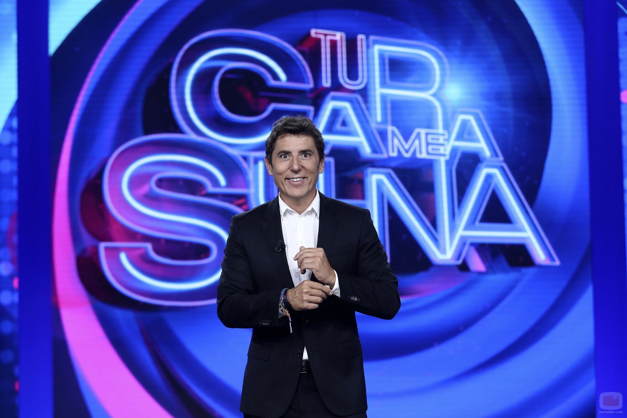 Manel Fuentes posa en la Gala 3 de 'Tu cara me suena 9'