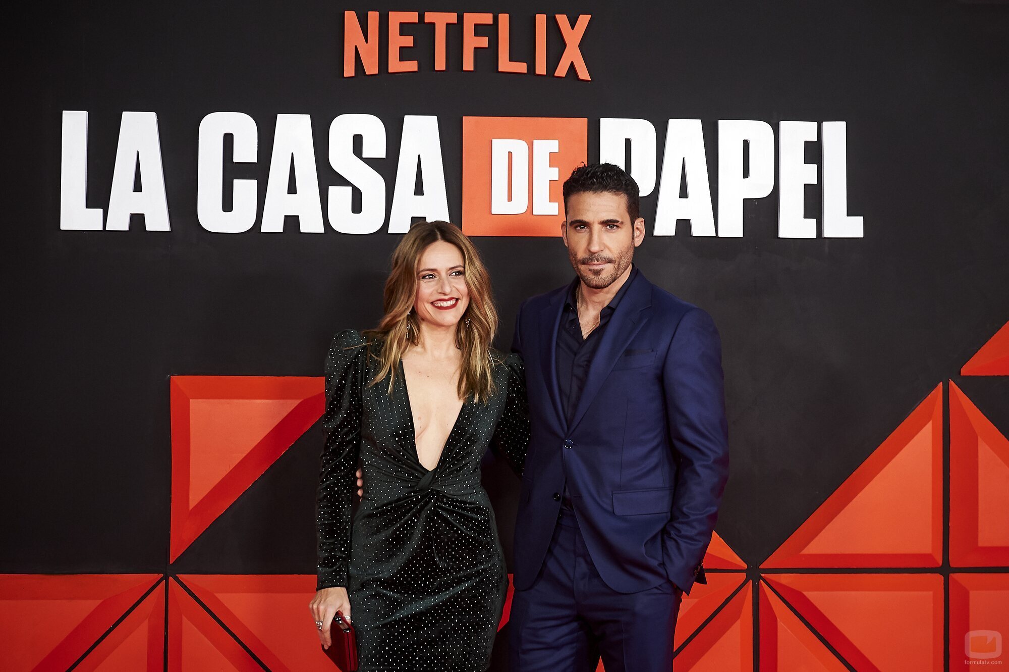 Itziar Ituño y Miguel Ángel Silvestre, en la presentación del final de 'La Casa de Papel'