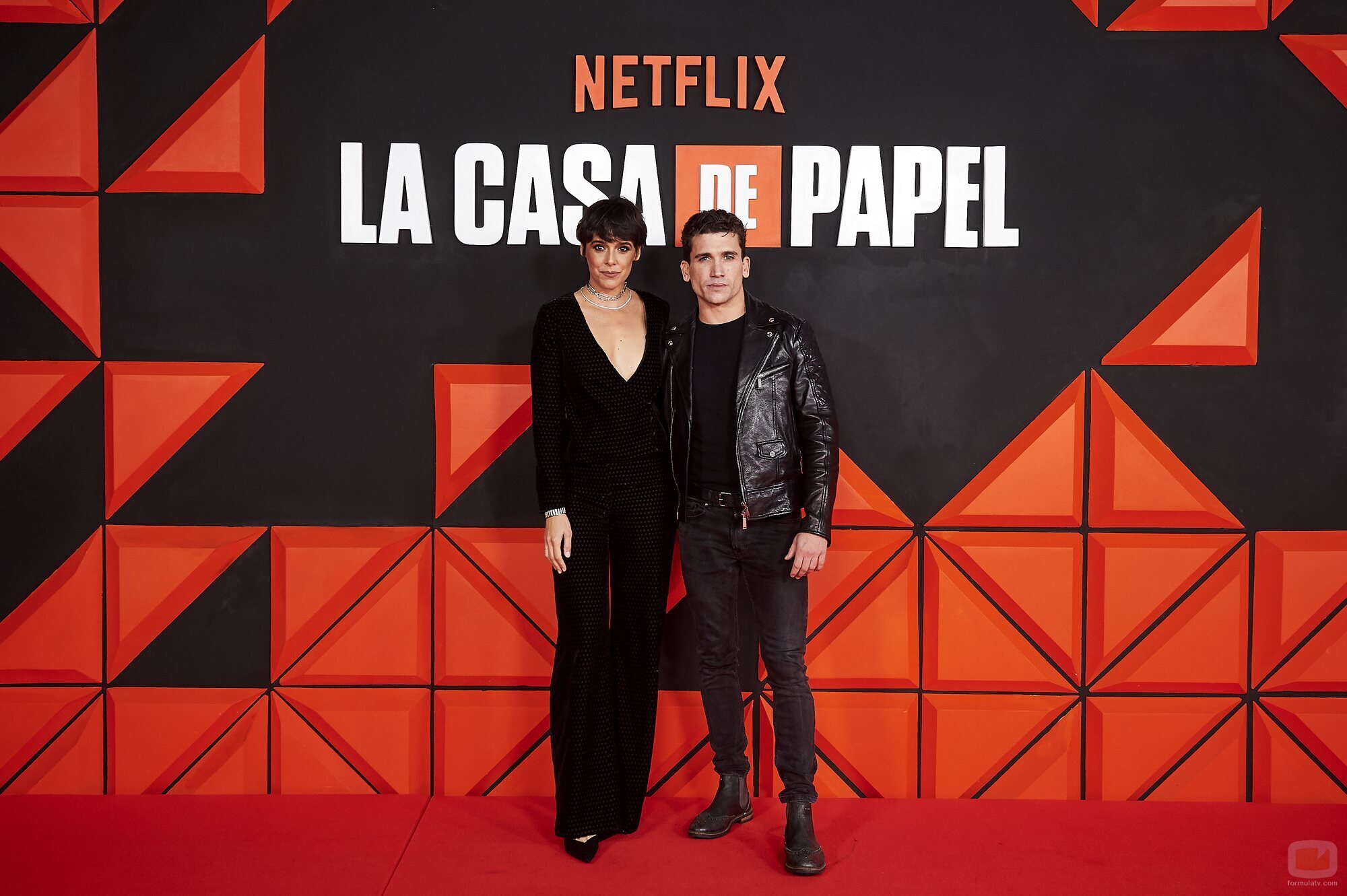 Belén Cuesta y Jaime Lorente, en la presentación del final 'La Casa de Papel'