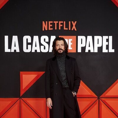 Álvaro Morte, en la presentación del final de 'La Casa de Papel'