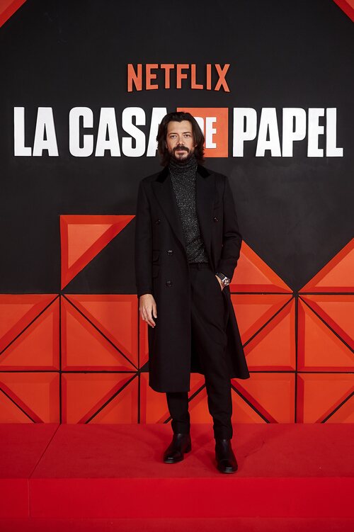 Álvaro Morte, en la presentación del final de 'La Casa de Papel'