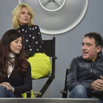 Esther Martínez Lobato y Álex Pina, en la rueda de prensa de la entrega final de 'La Casa de Papel'
