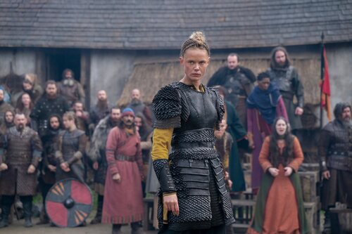 Frida Gustavsson como Freydís en 'Vikings: Valhalla'
