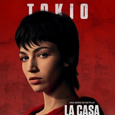 Póster de Tokio (Úrsula Corberó), en la Parte 5 (volumen 2) de 'La Casa de Papel'