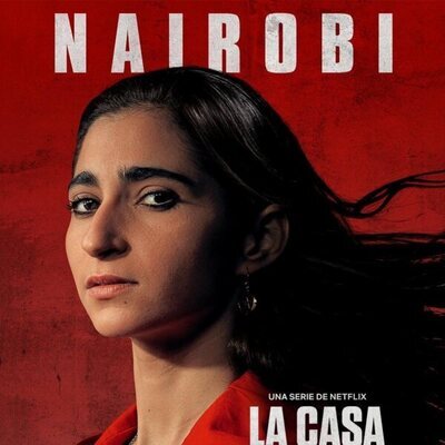 Póster de Nairobi (Alba Flores), en la Parte 5 (volumen 2) de 'La Casa de Papel'