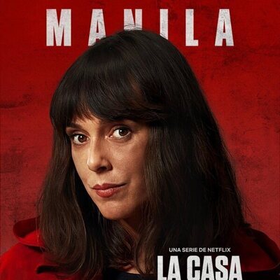 Póster de Manila (Belén Cuesta), en la Parte 5 (volumen 2) de 'La Casa de Papel'