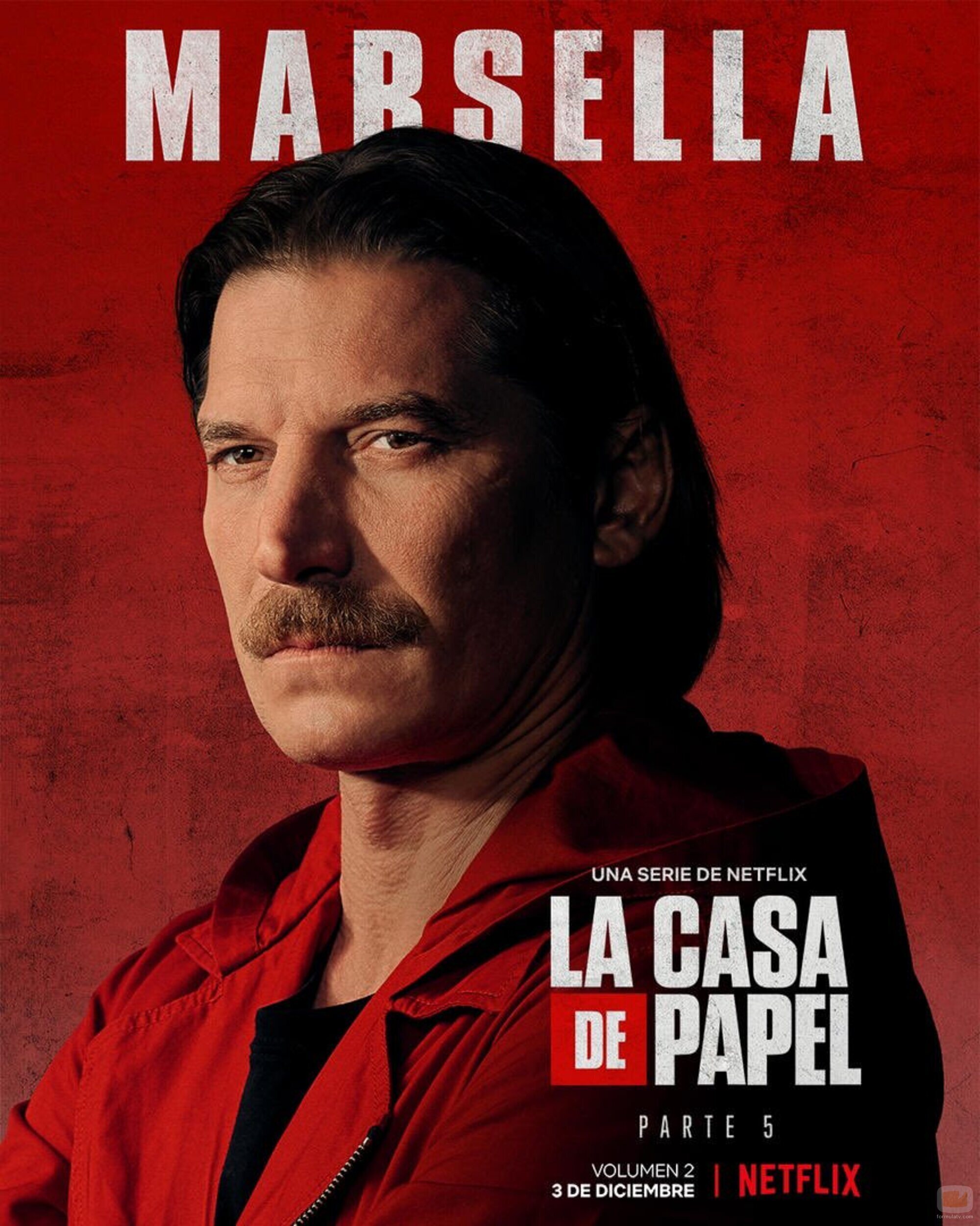 Póster de Marsella (Luka Peros), en la Parte 5 (volumen 2) de 'La Casa de Papel'