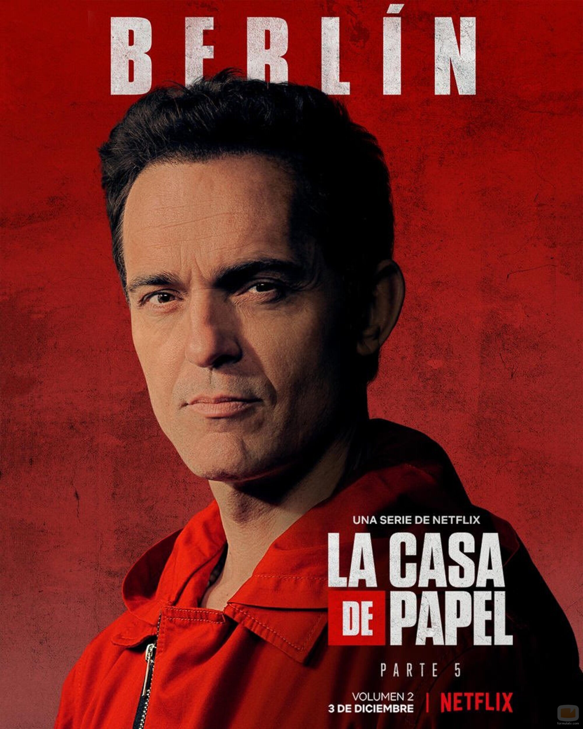 Póster de Berlín (Pedro Alonso), en la Parte 5 (volumen 2) de 'La Casa de Papel'