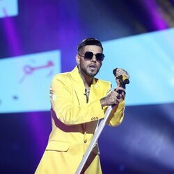 Agoney imita a Rauw Alejandro en la gala 5 de 'Tu cara me suena 9'