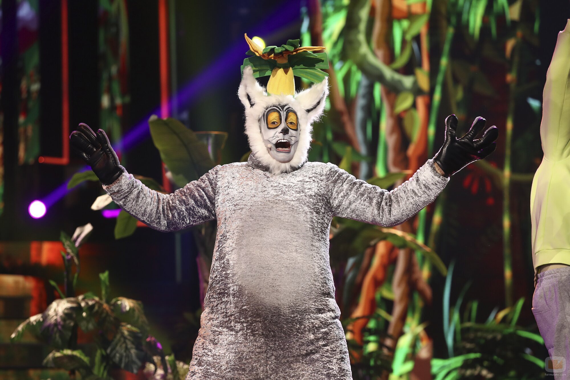 David Fernández imita al Rey Julien de "Madagascar" en la gala 5 de 'Tu cara me suena 9'
