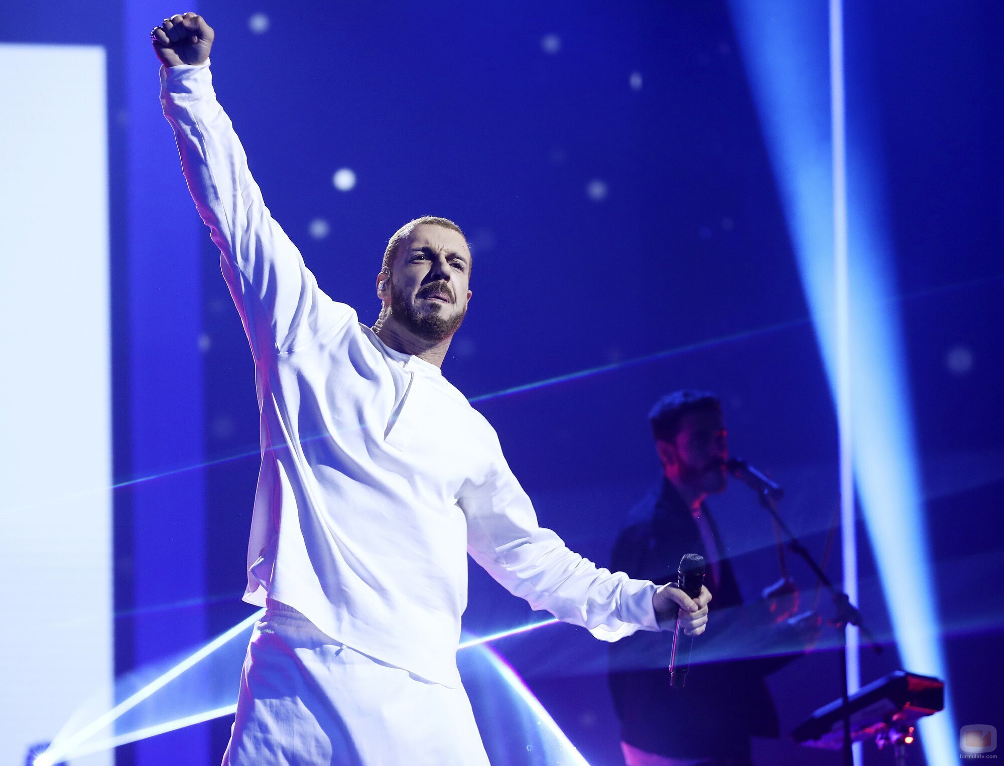 Rasel imita a Dan Reynolds de Imagine Dragons en la gala 5 de 'Tu cara me suena 9'