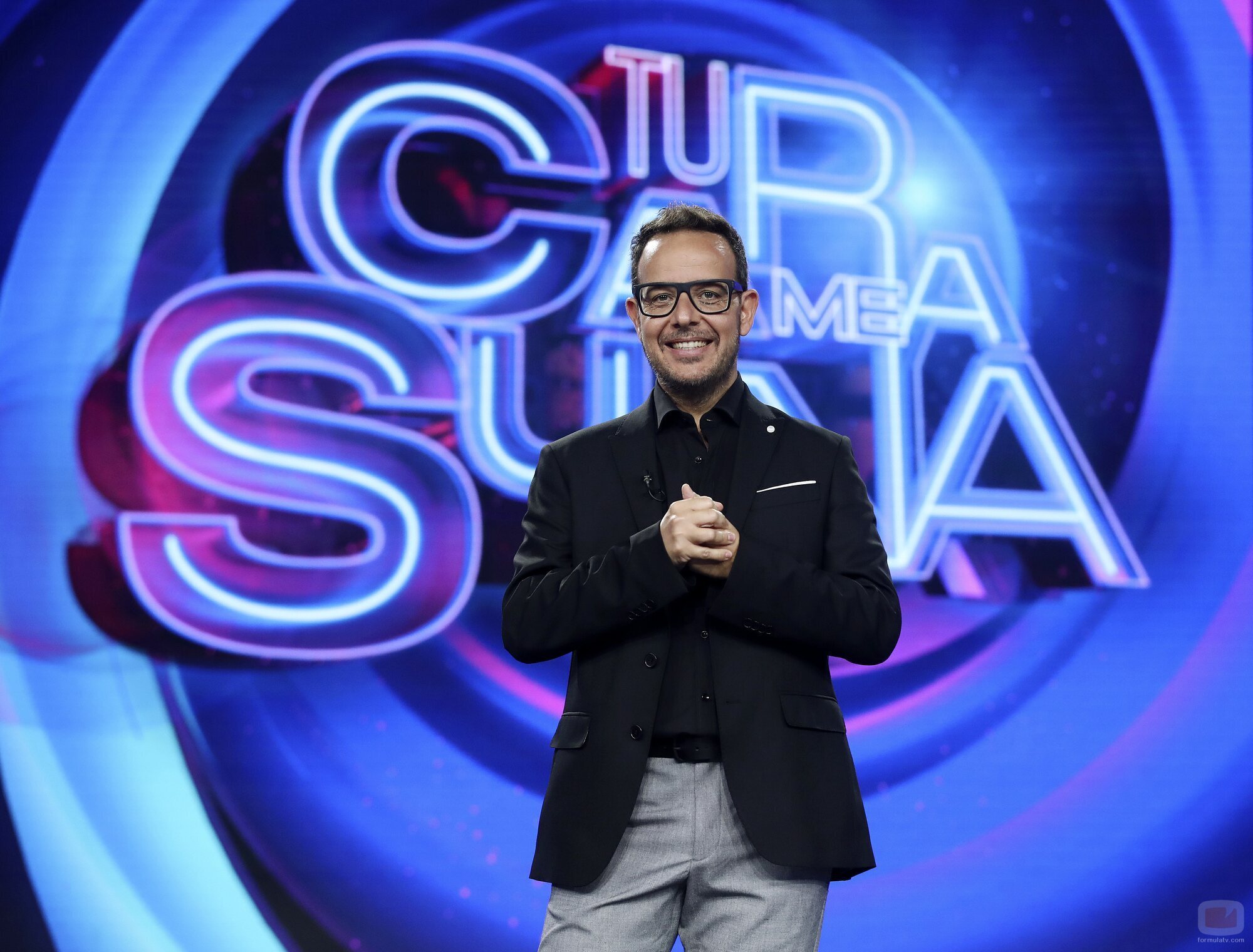 Àngel Llàcer posa en la gala 5 de 'Tu cara me suena 9'