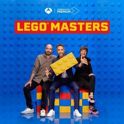 Pablo González, Roberto Leal y Eva Hache, equipo visible de 'Lego Masters'