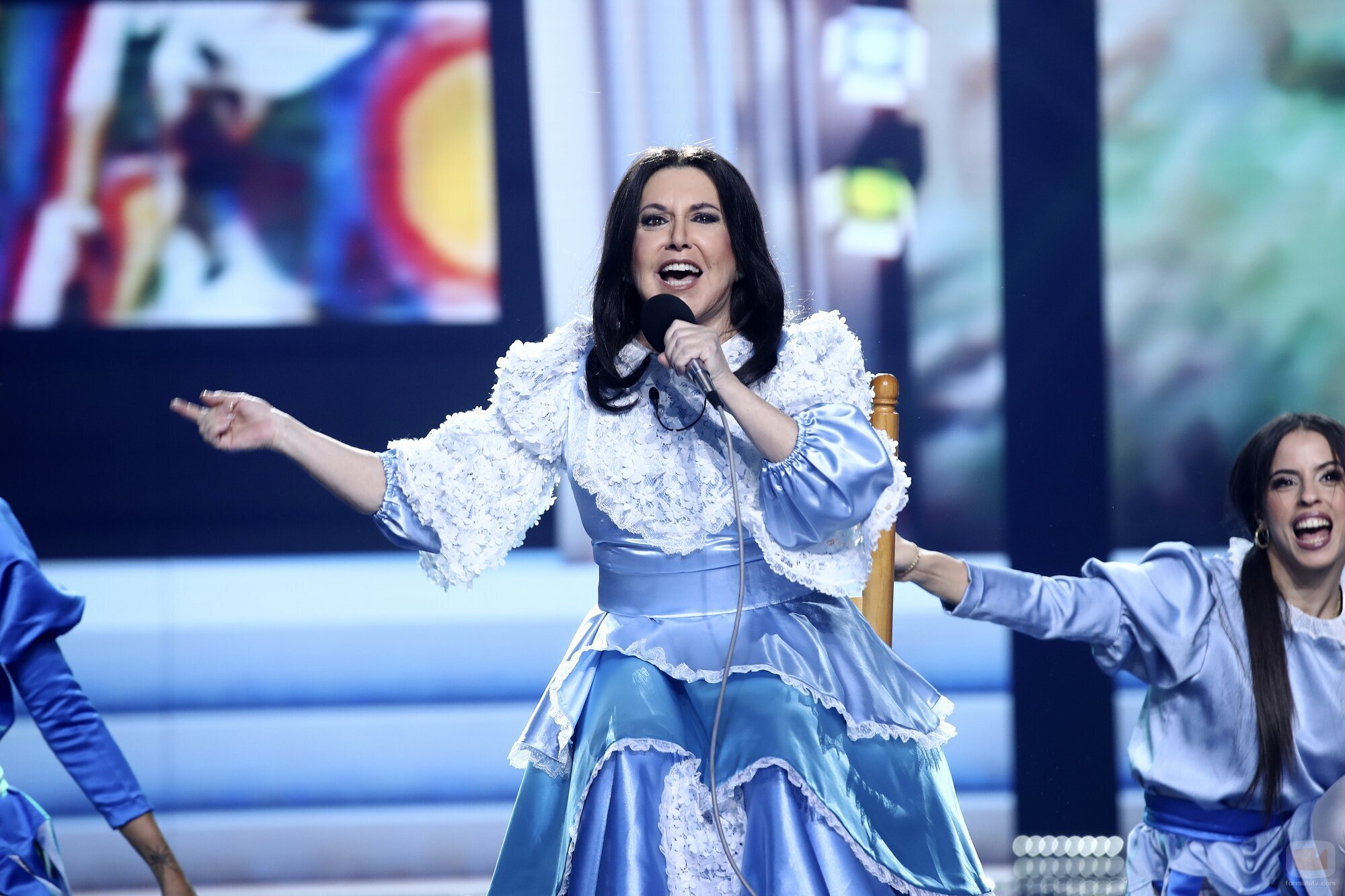 Loles León imita a Teresa Rabal en la sexta gala de 'Tu cara me suena 9'